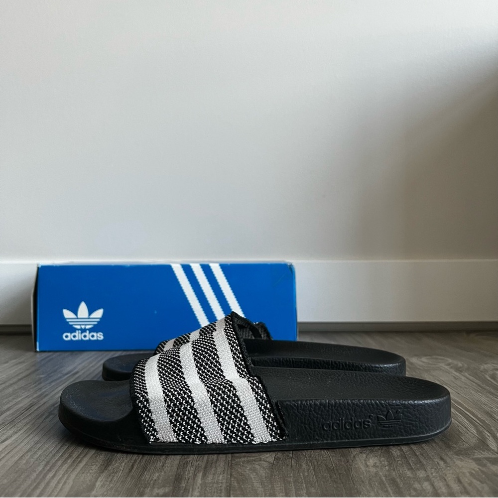 ADIDAS • Adilette Primeknit Slides - Picture 6 of 7